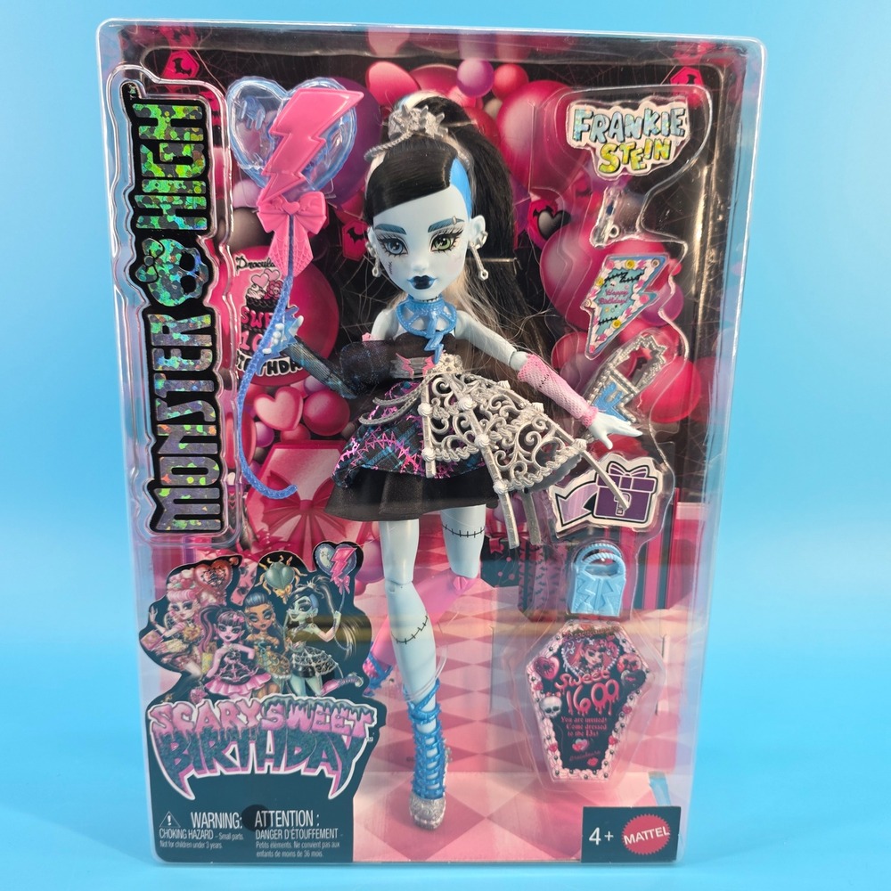 Monster High Frankie Stein Scary Sweet Birthday Sweet 1600 Mattel‎ Doll New